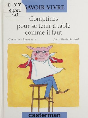cover image of Comptines pour se tenir à table comme il faut